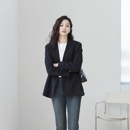 火桐hooton新款精纺简约西装外套YS238826 商品图0