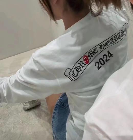 重磅推荐 克罗系列长袖T恤 东京限定/滚石联名 梵文印花男女同款 商品图2