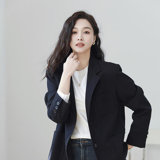 火桐hooton新款精纺简约西装外套YS238826 商品图3