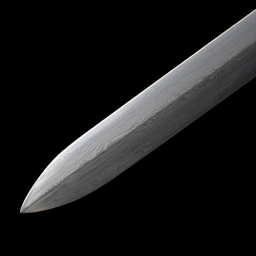 小金福剑 短剑 龙泉沈广隆宝剑 传统宝剑 花纹钢剑 未开刃 商品图6