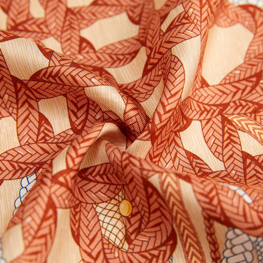 万事利“百岁令”63厘米双面印花中方巾 商品图3