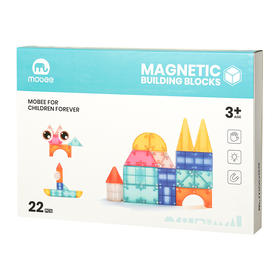 (包邮)mobee 莫贝立体磁吸积木22片/48片