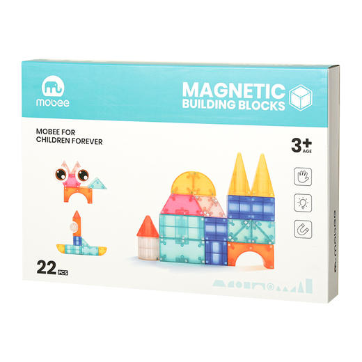 (包邮)mobee 莫贝立体磁吸积木22片/48片 商品图0