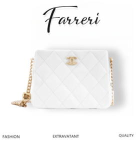 香奶奶家 23p系列爱心扣流浪小白色hobo