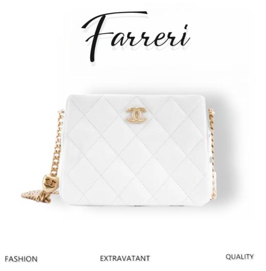 香奶奶家 23p系列爱心扣流浪小白色hobo 商品图0