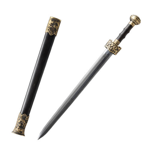 越王剑 精品剑 沈广隆剑铺 龙泉沈广隆宝剑 镇宅传统剑收藏剑 sgl-3090 未开刃 商品图6