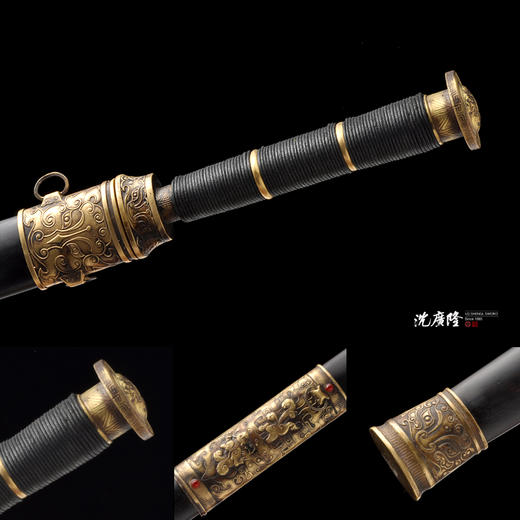 楚王剑 龙泉沈广隆宝剑 镇宅宝剑 龙泉沈广隆剑传统剑收藏剑 sgl-3038未开刃 商品图3