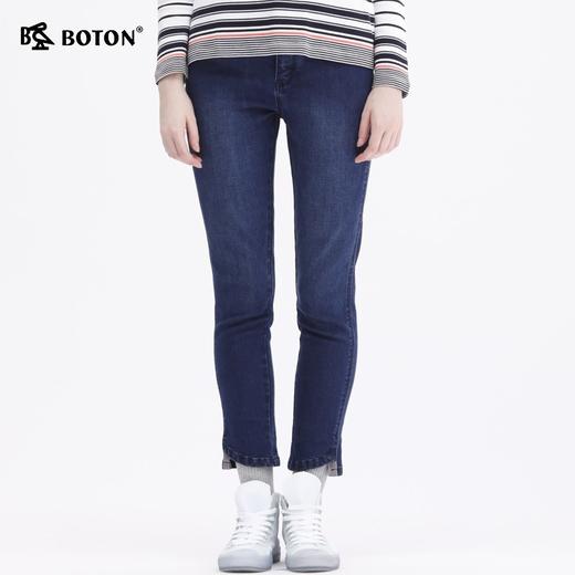 波顿紧身牛仔裤女士春秋季显瘦微弹力时尚高端长裤子LE218319 商品图6
