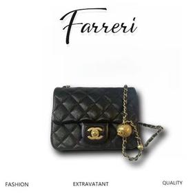 香奶奶 23C金属球方胖子 正品皮 黑色 （23C）