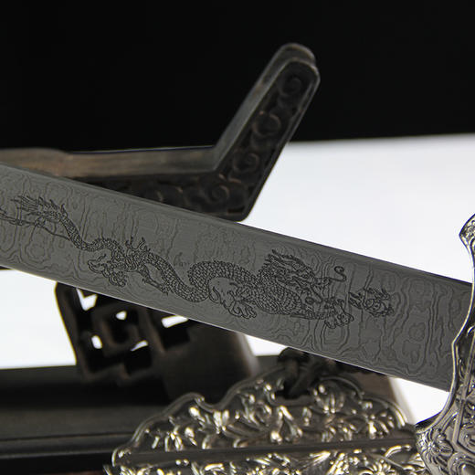 王者至尊剑双手剑 手工传统 龙泉沈广隆宝剑 收藏镇宅宝剑 未开刃 商品图5