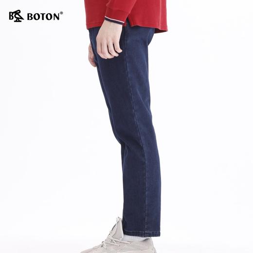 波顿高端男士牛仔裤直筒宽松保暖秋冬季裤子ME208519 商品图3