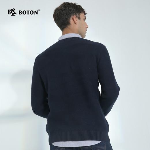 波顿秋冬毛衣男士山羊绒打底衫羊毛衫休闲潮牌大码毛衣男MU725319 商品图1