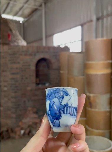 孔夫教子闻香杯 商品图0