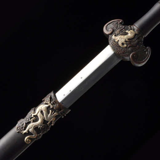 四灵剑 沈广隆剑铺龙泉沈广隆宝剑镇宅剑手工传统剑礼品剑收藏剑 sgl-3077 未开刃 商品图4