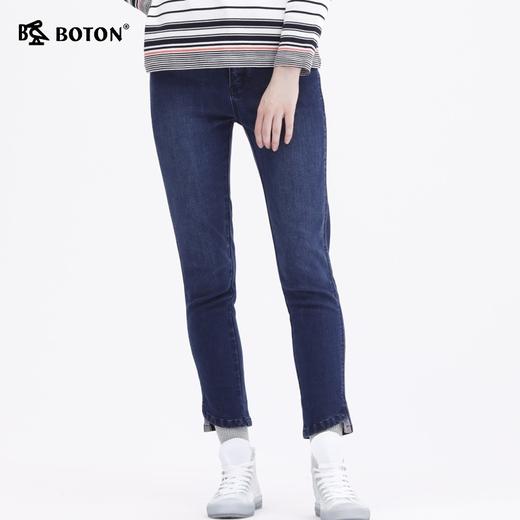 波顿紧身牛仔裤女士春秋季显瘦微弹力时尚高端长裤子LE218319 商品图2