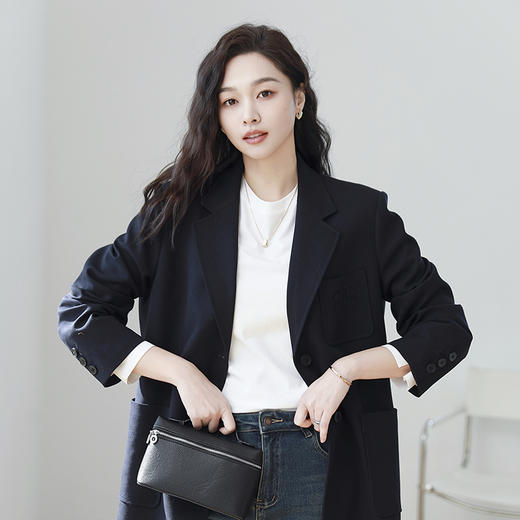 火桐hooton新款精纺简约西装外套YS238826 商品图6