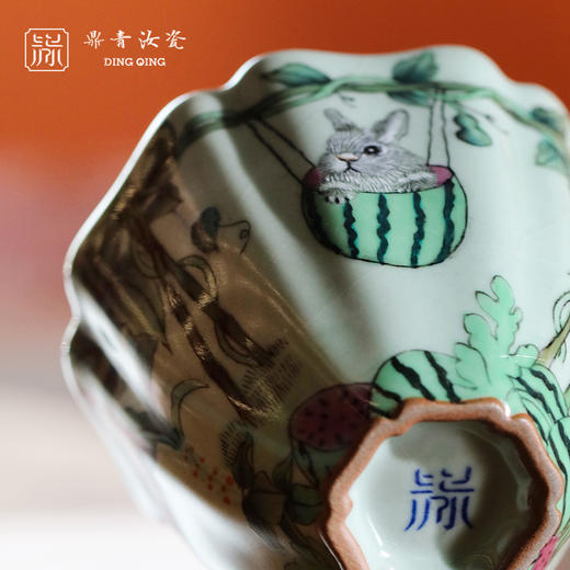 问鼎鼎青系列冰棱杯（兔子西瓜） 商品图5