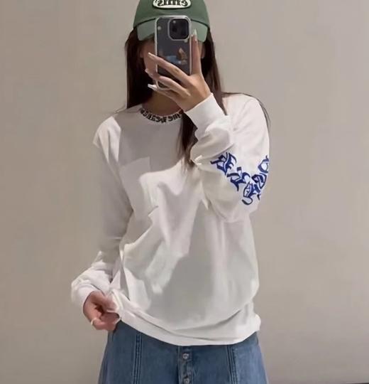 重磅推荐 克罗系列长袖T恤 东京限定/滚石联名 梵文印花男女同款 商品图0