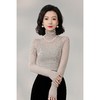 西子/【珍珠羊绒】羊毛130‘S无缝一体18针打底针织衫/MSDH004 商品缩略图3