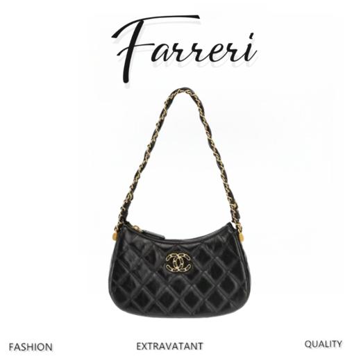 香奶奶23k 19hobo  大号黑色 正品皮 腋下 商品图0