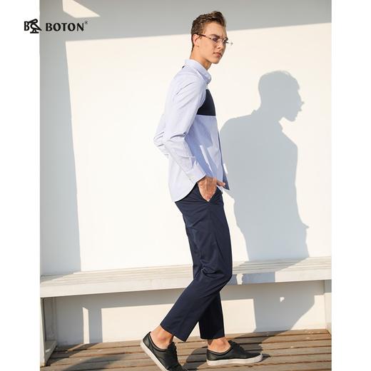 【第2件半价！尾货清仓不退换】波顿男士休闲长袖衬衫（修身型）MS363118 商品图3