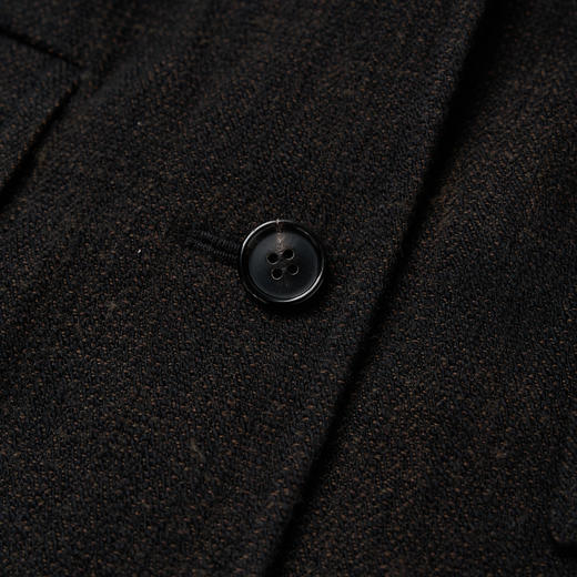 ROMI STUDIO“远山之间”羊毛混纺短斜纹肌理感短西装外套 431W3081 商品图4