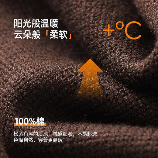 【32S棉纱 高克重厚实保暖】儿童拼色廓形圆领毛衣 PQMY2402 商品图5