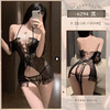 【开档免脱】霏慕镂空露沟裸臀透视睡裙情趣内衣性感纯欲6294 商品缩略图5