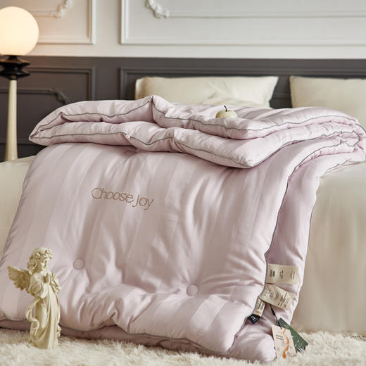 【双旦秒杀】自然醒天丝棉提花恒温调温功能纤维被芯双人春秋被单人加厚保暖冬被TD（不参与优惠券） 商品图2