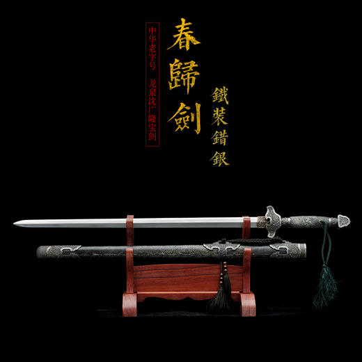 铁装春归剑 沈广隆剑铺龙泉沈广隆宝剑手工剑仿古剑传统剑收藏剑 未开刃 商品图1