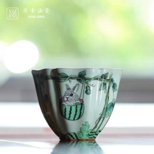 问鼎鼎青系列冰棱杯（兔子西瓜） 商品图0