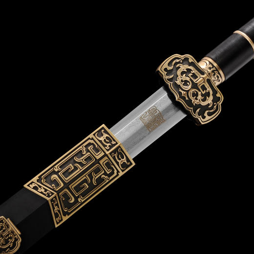 炼云剑 八面汉剑汉剑 龙泉沈广隆宝剑 传统剑收藏剑 未开刃 商品图4