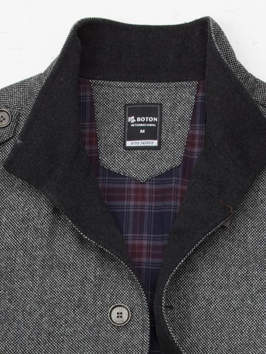 【第2件半价！尾货清仓不退换】波顿羊绒毛呢大衣秋冬男呢子外套MJ383 商品图2