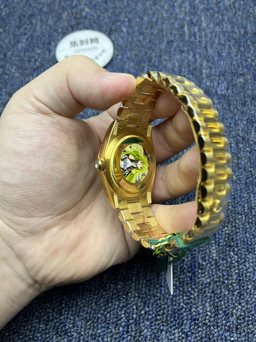 新款震撼发布 ROLEX 劳力士 星期日历型 日志36mm 宝石盘系列中性腕表，36男女皆可佩戴 无字天书 黑玛瑙 让你过目不忘！ 商品图5