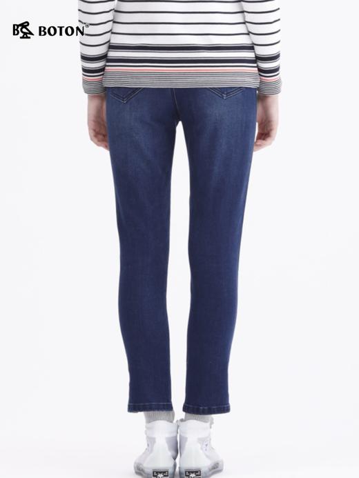 波顿紧身牛仔裤女士春秋季显瘦微弹力时尚高端长裤子LE218319 商品图5