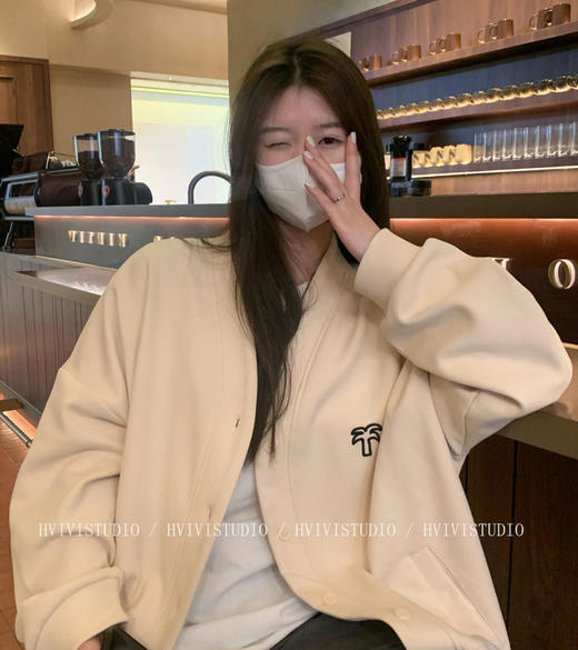 【美拉德外套】春秋穿搭棒球服 今年流行早秋加绒气质高级感开衫  商品图1