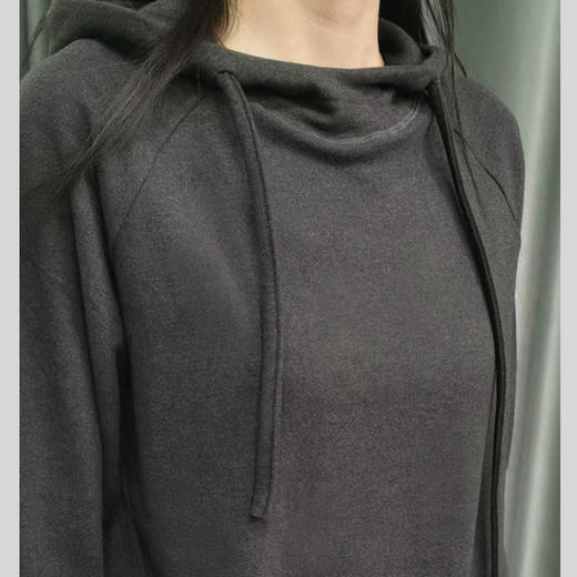 德绒膨体抑菌柔软亲肤连帽打底衫女 A10310 商品图1