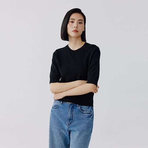 东黎 • 山羊绒女士秋季圆领套衫 4843 商品图4