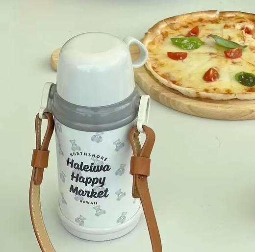 （5起少2元）日本haleiwa哈雷蛙新款一杯双盖保温杯600ml（直饮盖＋中枢盖） 商品图2