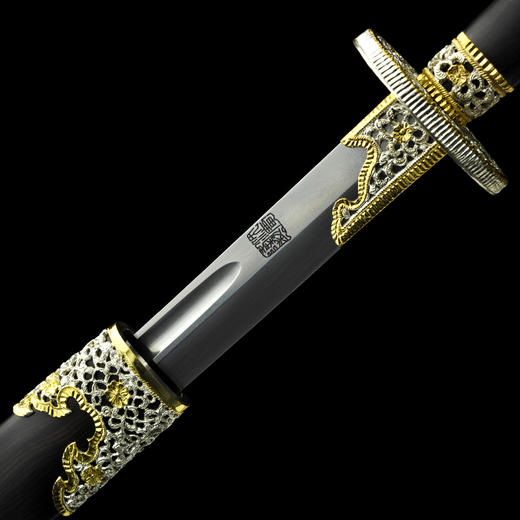 七圣刀 龙泉沈广隆剑铺 手工传统宝刀 收藏工艺刀  sgl-5017 未开刃 商品图4