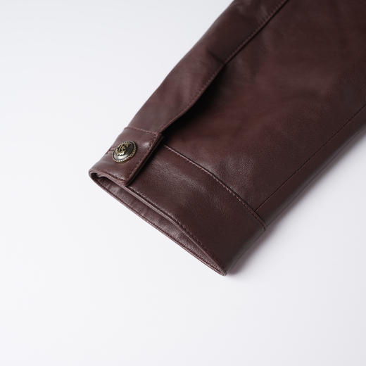 ROMI STUDIO“棕标甄选”西班牙进口植鞣绵羊皮短皮衣外套 431PS035 商品图4