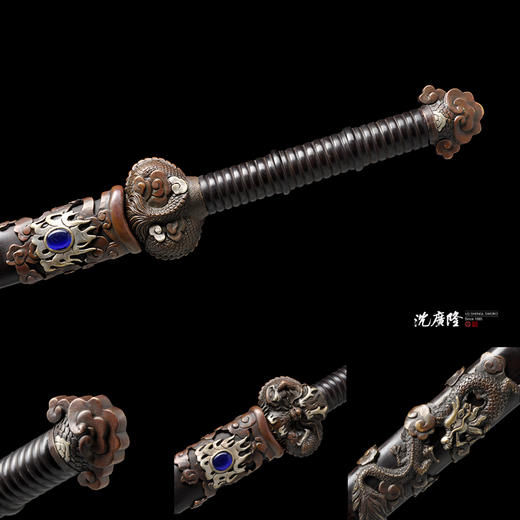 龙魂剑 沈广隆剑铺 龙泉沈广隆宝剑 仿古剑传统剑收藏剑 sgl-3055 未开刃 商品图3