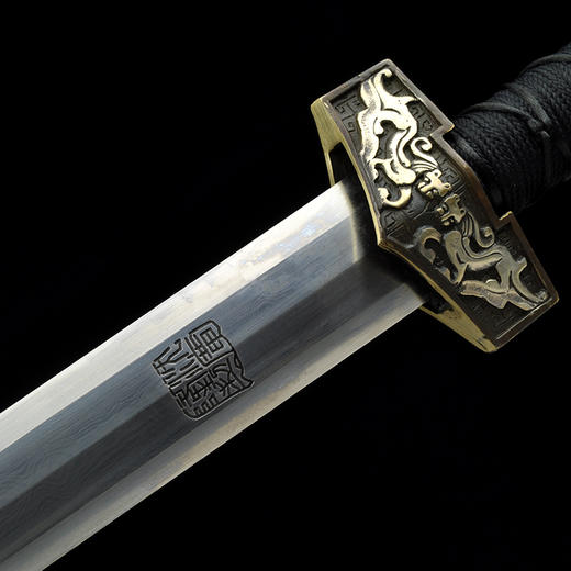 壁虎八面汉剑 龙泉沈广隆宝剑龙泉汉剑龙泉汉剑宝剑传统收藏剑 sgl-6003 未开刃 商品图4