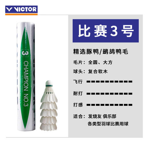 胜利威克多 羽毛球 比赛3号 商品图3