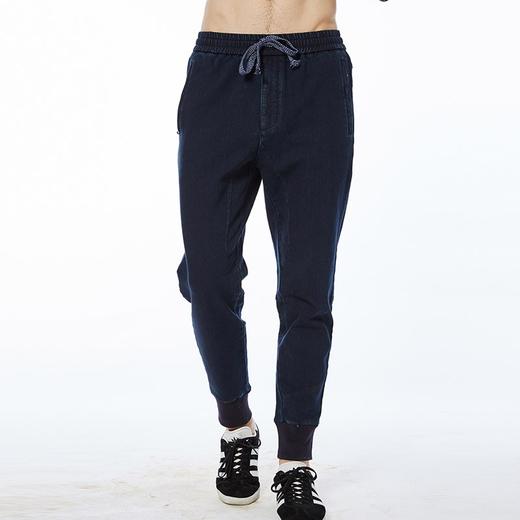波顿秋冬季时尚百搭牛仔裤束脚运动慢跑长裤子ME168517 商品图1