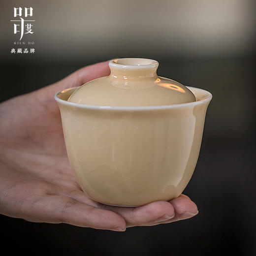 问鼎器度汝窑秋容盖碗（缺货） 商品图3