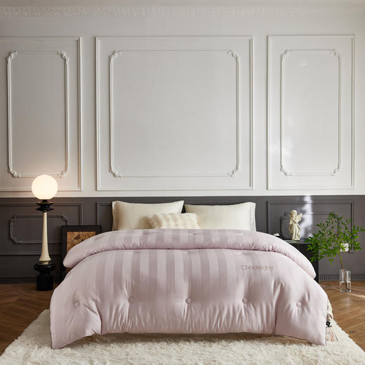 【双旦秒杀】自然醒天丝棉提花恒温调温功能纤维被芯双人春秋被单人加厚保暖冬被TD（不参与优惠券） 商品图1