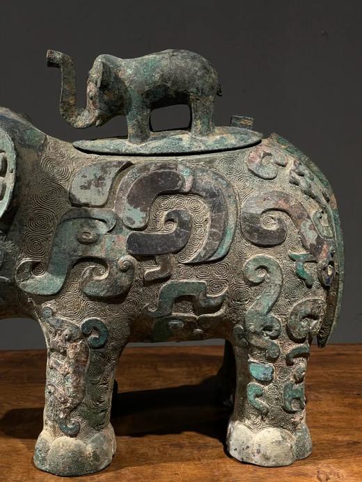 青铜龙凤饕餮纹大象尊，顺丰包邮 商品图6
