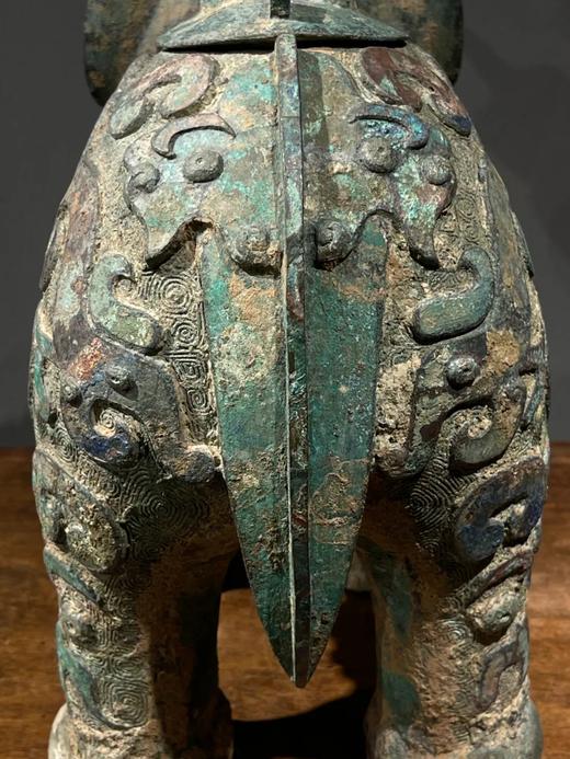 青铜龙凤饕餮纹大象尊，顺丰包邮 商品图11