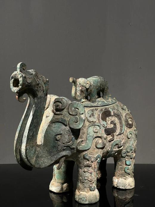 青铜龙凤饕餮纹大象尊，顺丰包邮 商品图3
